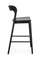 Krzesło barowe Miley czarny