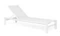 Leżak ogrodowy Skipper biały