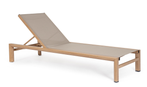 Leżak ogrodowy Skipper naturalny