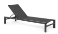 Leżak ogrodowy Skipper antracytowy