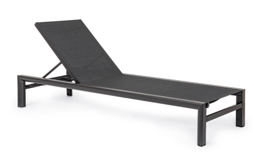 Leżak ogrodowy Skipper antracytowy