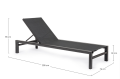 Leżak ogrodowy Skipper antracytowy