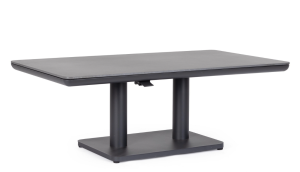 Stolik kawowy konwertowalny do stołu jadalnianego Miguel antracytowy