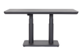 Stolik kawowy konwertowalny do stołu jadalnianego Miguel antracytowy