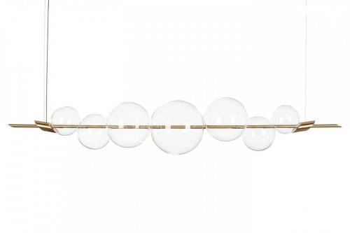 Elegancka lampa wisząca ECHO 140 złota