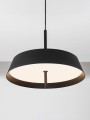 Designerska lampa wisząca AGUILA czarna szerokość 350 mm