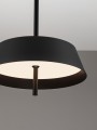 Lampa wisząca AGUILA czarna szerokość 450 mm