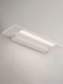 Nowoczesna lampa ścienna ALFAJAR biała szerokość 360 mm