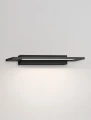 Nowoczesna lampa ścienna ALFAJAR czarna szerokość 360 mm