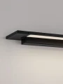 Nowoczesna lampa ścienna ALFAJAR czarna szerokość 560 mm