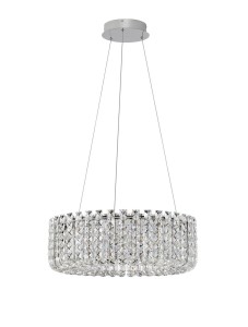 Elegancka lampa wisząca ARONA srebrna