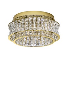 Bogato zdobiony plafon ARONA złoty szerokość 500 mm