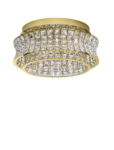 Bogato zdobiony plafon ARONA złoty szerokość 500 mm