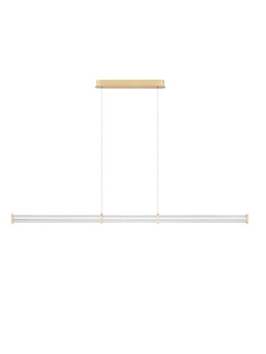 Nowoczesna lampa wisząca CONIL złota szerokość 1510 mm (3000 K)