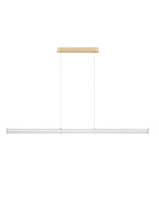 Nowoczesna lampa wisząca CONIL złota szerokość 1510 mm (2700 K)