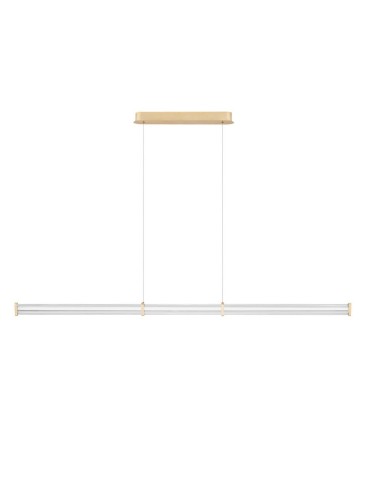 Nowoczesna lampa wisząca CONIL złota szerokość 1510 mm (2700 K)