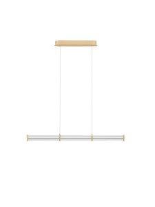 Nowoczesna lampa wisząca CONIL złota szerokość 880 mm (3000 K)