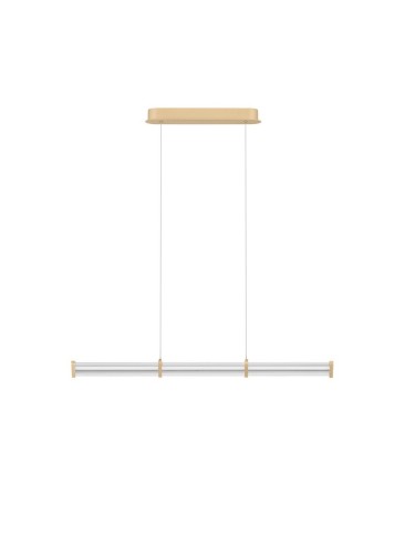 Nowoczesna lampa wisząca CONIL złota szerokość 880 mm (3000 K)