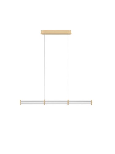 Nowoczesna lampa wisząca CONIL złota szerokość 880 mm (2700 K)