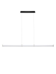 Nowoczesna lampa wisząca CONIL czarna szerokość 1510 mm (3000 K)