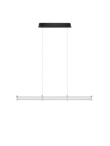 Nowoczesna lampa wisząca CONIL czarna szerokość 880 mm (3000 K)