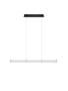 Nowoczesna lampa wisząca CONIL czarna szerokość 880 mm (2700 K)