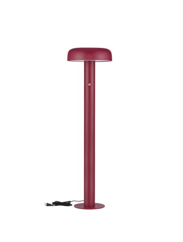 Stylowa lampa podłogowa DORRIA czerwona