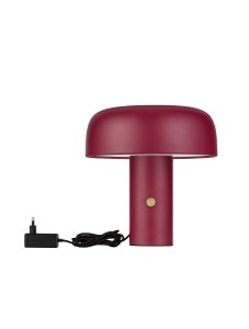 Lampa stołowa DORRIA czerwona