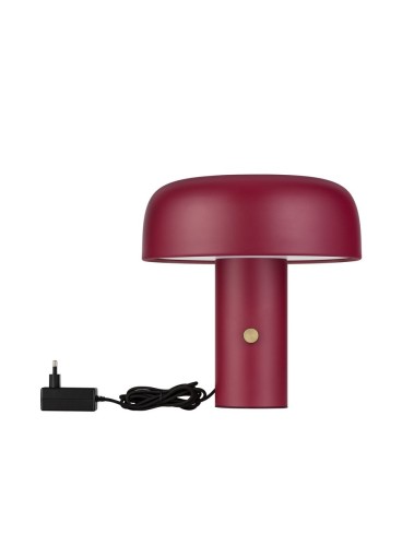 Lampa stołowa DORRIA czerwona