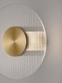 Kinkiet TACORO złoty średnica 200 mm