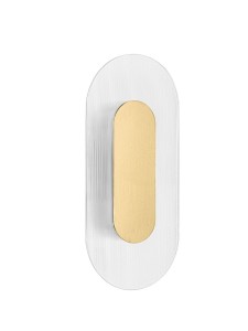 Smukły kinkiet TACORO złoty wysokość 300 mm