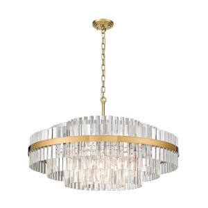 Żyrandol Constantinopole złoty 