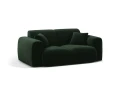 Sofa 2-osobowa Molino butelkowy zielony welur
