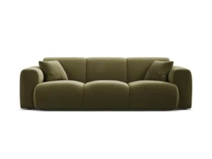 Sofa 3-osobowa Molino jasny zielony welur