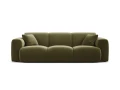 Sofa 3-osobowa Molino jasny zielony welur