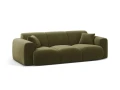 Sofa 3-osobowa Molino jasny zielony welur