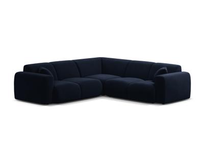 Sofa narożna Molino królewski niebieski welur