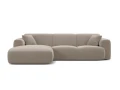 Sofa narożna 4-osobowa Molino piaskowy welur