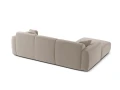 Sofa narożna 4-osobowa Molino piaskowy welur
