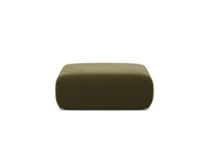 Puf Molino jasny zielony welur 100x100