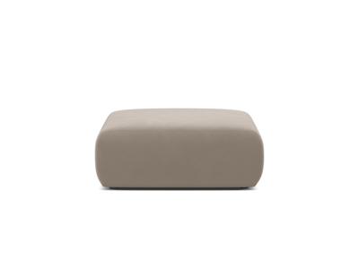 Puf Molino piaskowy welur 100x100