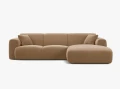Sofa narożna 4-osobowa Molino piaskowy welur