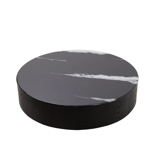 Stylowy stolik kawowy LAGO 100 MaMaison w kolorze czarnym