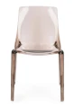 Nowoczesne krzesło Adele w kolorze kawowym
