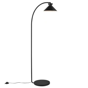 Lampa podłogowa Dial czarna