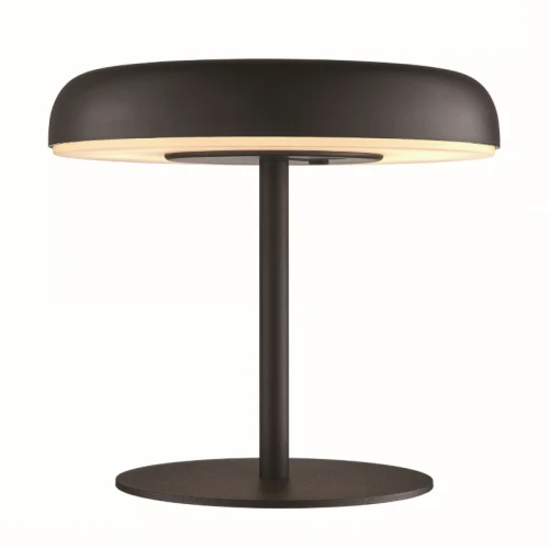 Lampa stołowa bezprzewodowa solarna Elmer czarna