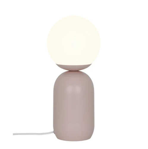 Lampa stołowa Notti brudny róż