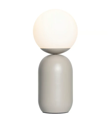 Lampa stołowa Notti szara
