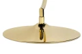 Fotel BUBBLE STAND GOLD VELVET poduszka beżowa
