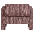 Fotel LENNY bordowy